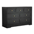 Artiss 7 Chest of Drawers Dresser Table Black