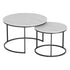 Artiss Nesting Coffee Table Set of 2 Marble Effect