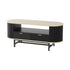 Artiss Coffee Table Drawer Shelf Wood&Black