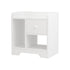 Artiss Bedside Table Drawer Nightstand Side End Table Storage Open Shelf White