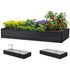 Green Fingers Raised Garden Bed 2 Pcs 210x90cm Planter Box Container Galvanised Metal Outdoor