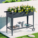 Green Fingers Garden Bed Elevated 100X40X80cm Planter Box Raised Container Herb