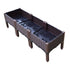 Green Fingers Garden Bed 120x40x36cm PP Planter Box Raised Container Growing Herb