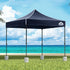 Instahut Gazebo Pop Up 3x3m w/Base Podx4 Marquee Folding Outdoor Wedding Camping Tent Shade Canopy Navy