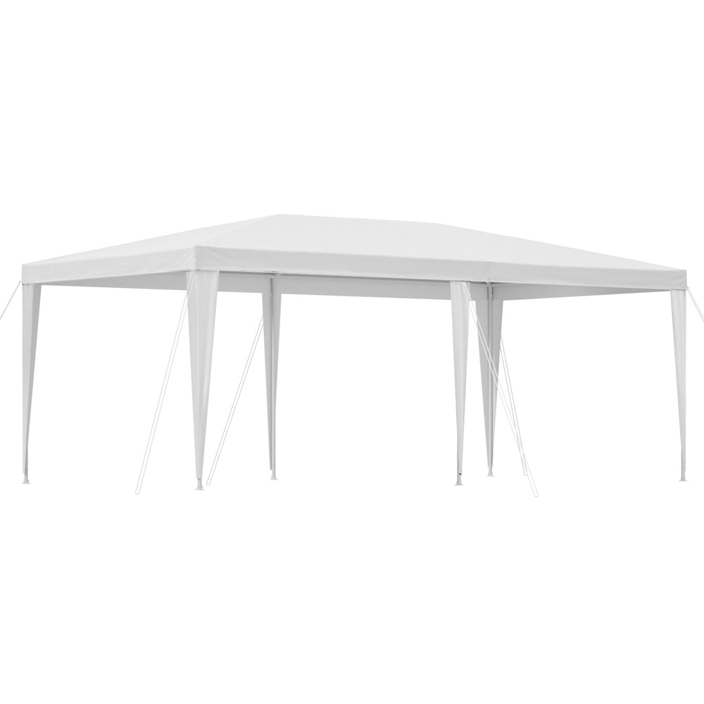 Instahut Gazebo 3x6m Wedding Party Marquee Tent Outdoor Event Camping Canopy Shade White