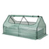 Green Fingers Raised Garden Bed with Greenhouse 3 in 1 Galvanised Planter Box Kit