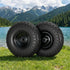 Gardeon 2pcs, 4.10/3.50-4 Tire And Wheel Flat Free, 26cm Solid Rubber Tires with 5/8 Axle Bore Hole And Double Sealed Bearings, Perfect for Wheelbarrow, Garden Cart, Wagon, Dolly