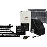 LockMaster Automatic Sliding Gate Opener Kit 40W Solar 6M 600KG
