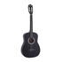 Alpha 38 Inch Acoustic Guitar Full Size Classical Cutaway Nylon String Black