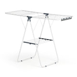 Artiss 2 Tier Clothes Rack Airer Foldable 139CM White