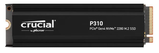 (stock recall) -Crucial P310 2TB Gen4 2280 NVMe SSD w Heatsink 7100/6000 MB/s R/W 440TBW 1000K/1200K IOPS 1.5M hrs MTTF Full-Drive Encryption M.2 5yrs