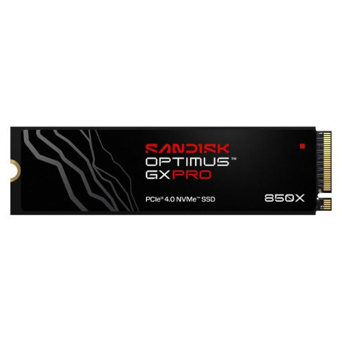 SANDISK Optimusâ„¢ GX PRO 850X PCIeÂ® 4.0 NVMeâ„¢ SSD, 1TB, Read 7,300MB/s Write 6,600MB/s, 5 Yr Warranty