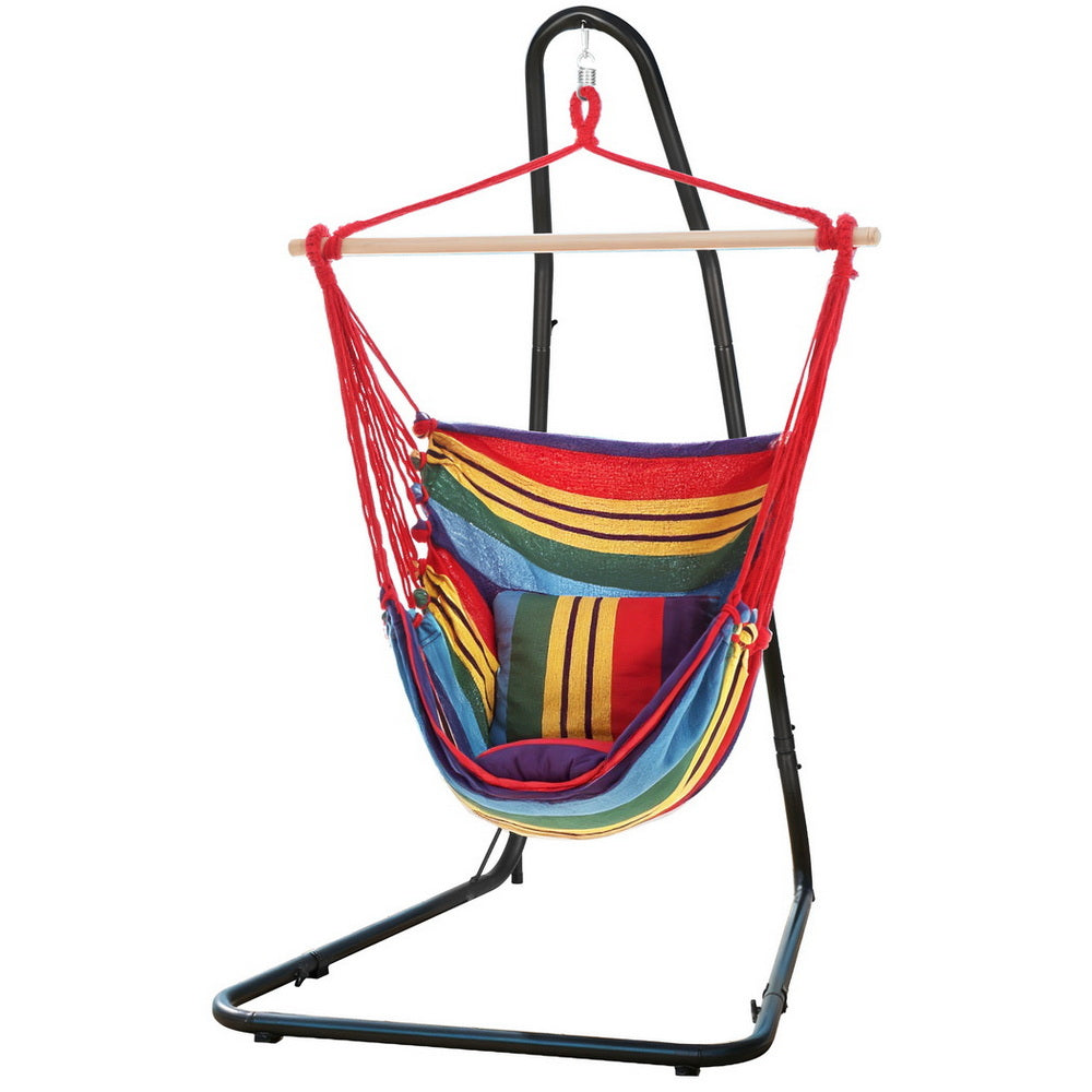 Gardeon Hammock Chair with Heavy Duty Steel Stand
