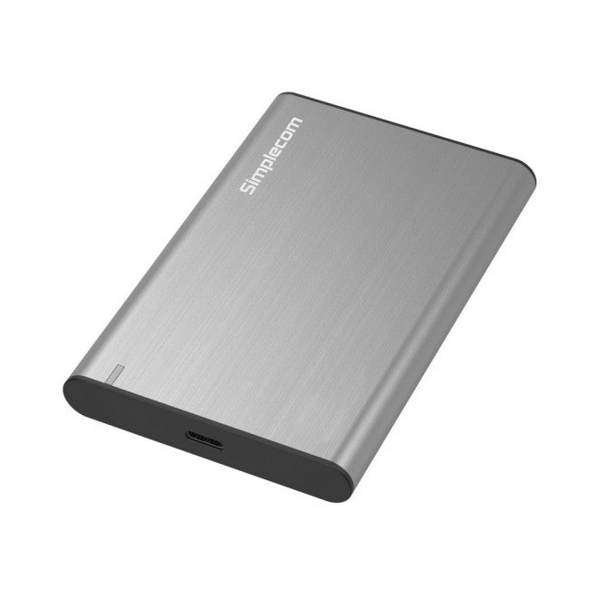 (LS)Simplecom SE221 Aluminium 2.5'' SATA HDD/SSD to USB 3.1 Enclosure Grey USB 3.1 Gen 1 support up to 5Gbps data transfer rate