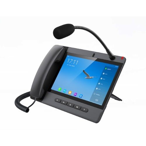 Fanvil A320i Android IP phone, 20 SIP lines, 10.1in touchscreen, 116 DSS keys, 8MP camera, video calling, Wi-Fi, Bluetooth 5.0, PoE