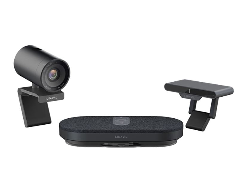 Fanvil Linkvil CA400, MS10 Speakerphone, RC10 Reciever Hub,  CM70 4k Camera, All-In-One Screen Share Video Conference Solution