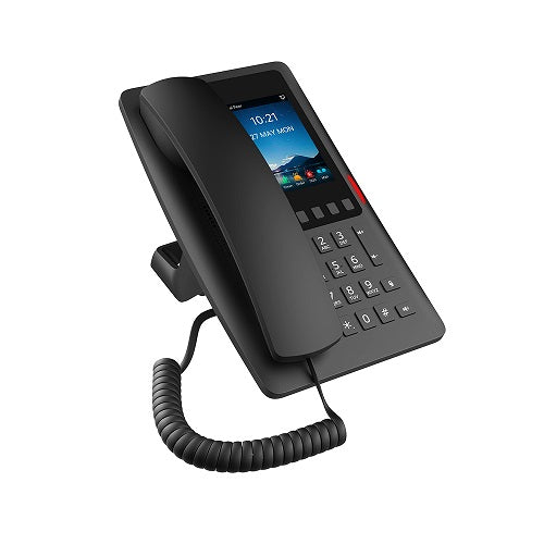 FANVIL H6W Wi-Fi IP Phone, Black,5 Programmable Soft Keys,built-in dual-band 2.4GHz & 5GHz Wi-Fi,HD voice,10/100Mbps Ethernet, PoE