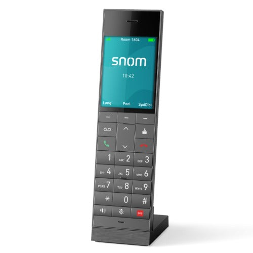 Snom HM2 â€“ DECT Hospitality Handset,Large 2.8' colour TFT, Hearing-aid compatible, Long battery life, 24 total keys