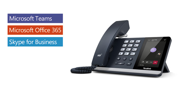 *EOL Yealink T55A -Skype For Business Edition, IP Phone, 4.3' Screen, HD Voice, USB, Dual Gigabit,  (Power Adapter & Wall Mount Bracket Optional)