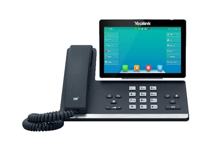 *LS Yealink SIP-T57W, 16 Line IP HD Phone, 7' 800 x 480 colour screen, HD voice, Dual Gig Ports, Built in Bluetooth and WiFi, USB 2.0 Port, SBC Ready