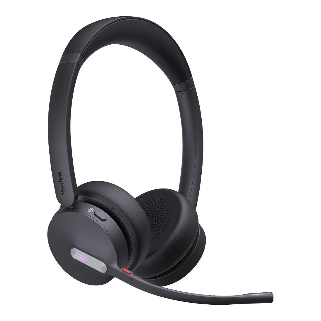 Yealink WHD642 DECT wireless headset, dual-ear headset, DECT Bluetooth hybrid, Teams certified, Acoustic Shield 2.0, 200m range, 16hr talk time