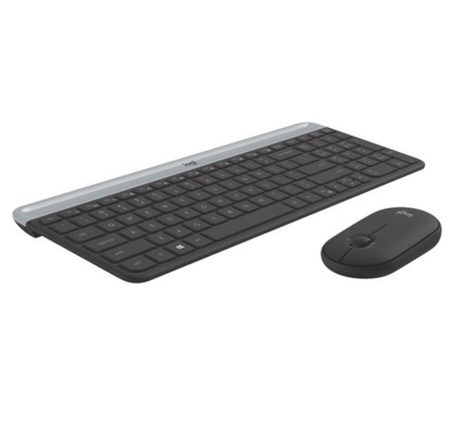 Logitech MK470 Slim Wireless Keyboard Mouse Combo Nano Receiver 1 Yr Warranty (LS)