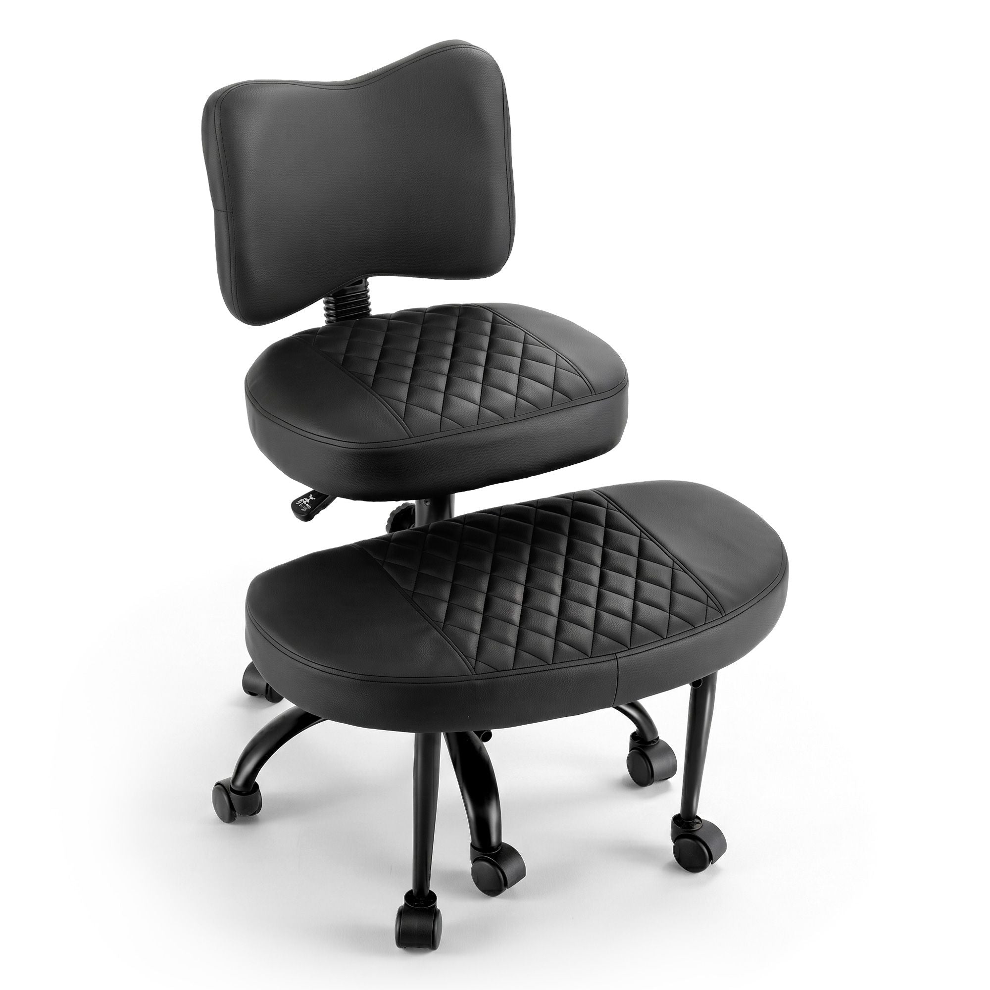 Artiss Cross Legged Kneeling Chair Adjustable Meditation Ergonomic Office Seat 