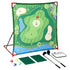 Keezi Kids Golf Chipping Game Set with Stand, 24 Sticky Balls, Adjustable Club & 2 Hitting Mats for Indoor Outdoor Ages 3-12 Play