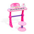 Keezi Kids Piano Keyboard 37 Keys Electronic Musical Instrument Set w/ Stool Microphone