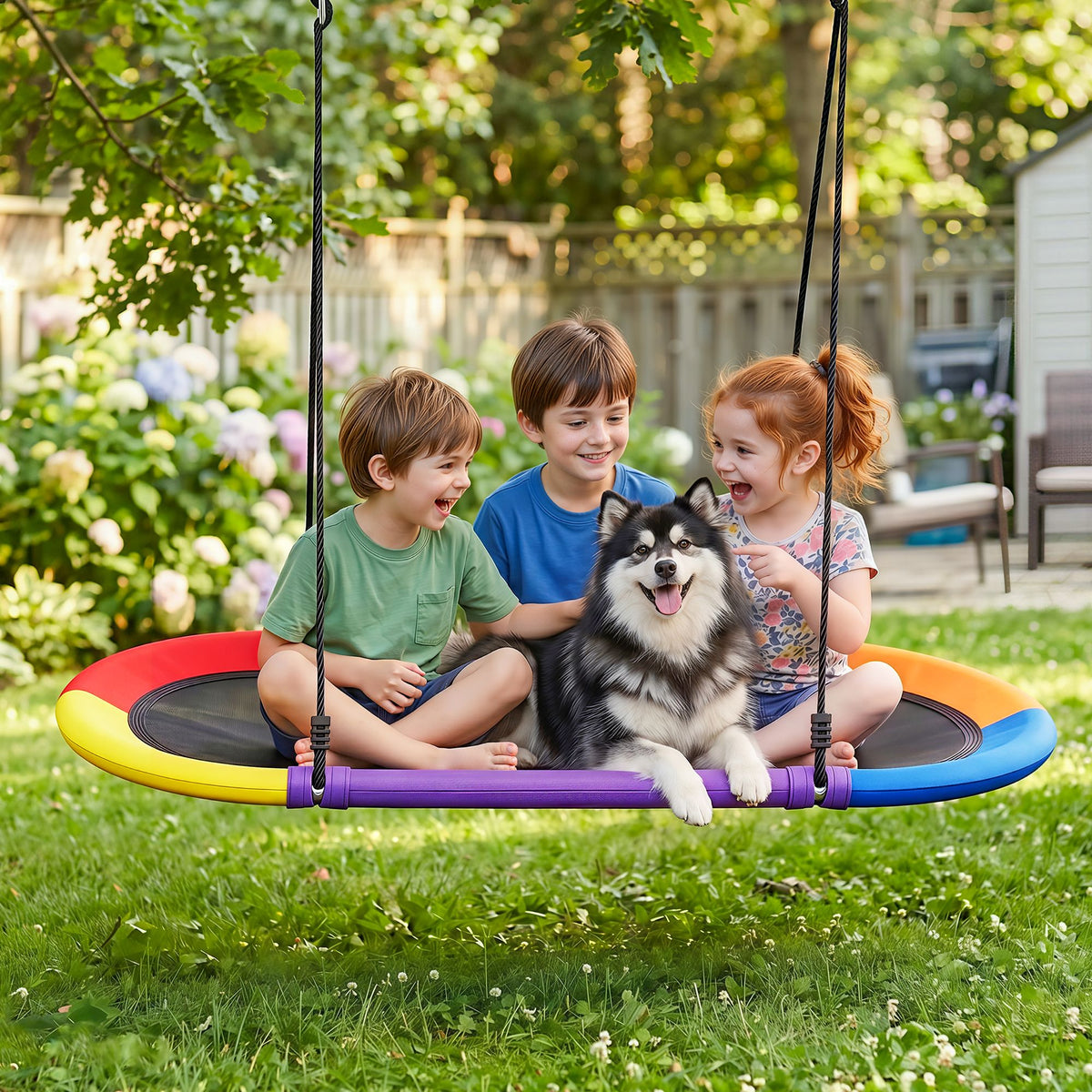 Gardeon Tree Swing Hammock 100cm for Backyard Porch Outside Playground