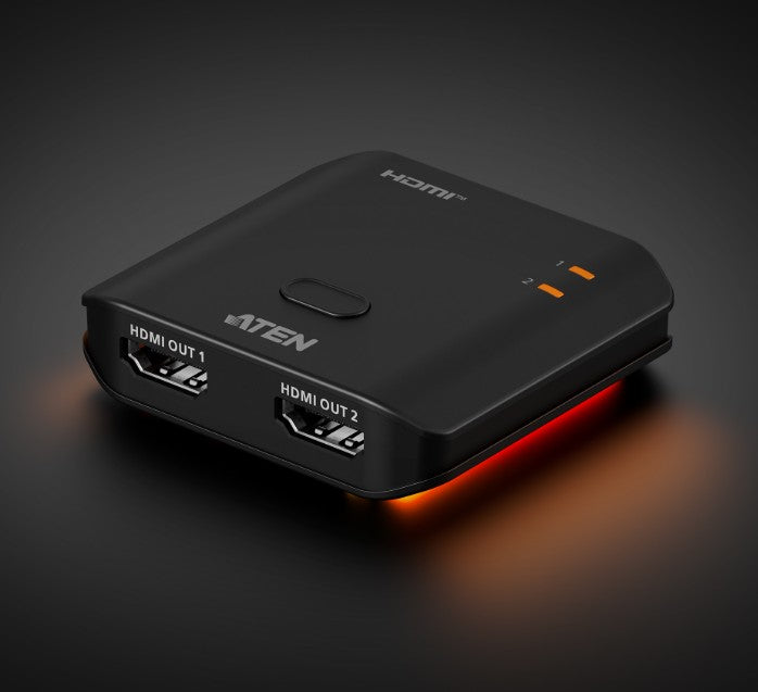 Aten Essential 2-Port True 4K HDMI Splitter, EDID Syncâ„¢, One HDMI source shares two True 4K displays, LPCM 7.1, DolbyÂ® & DTS-HD Master Audioâ„¢