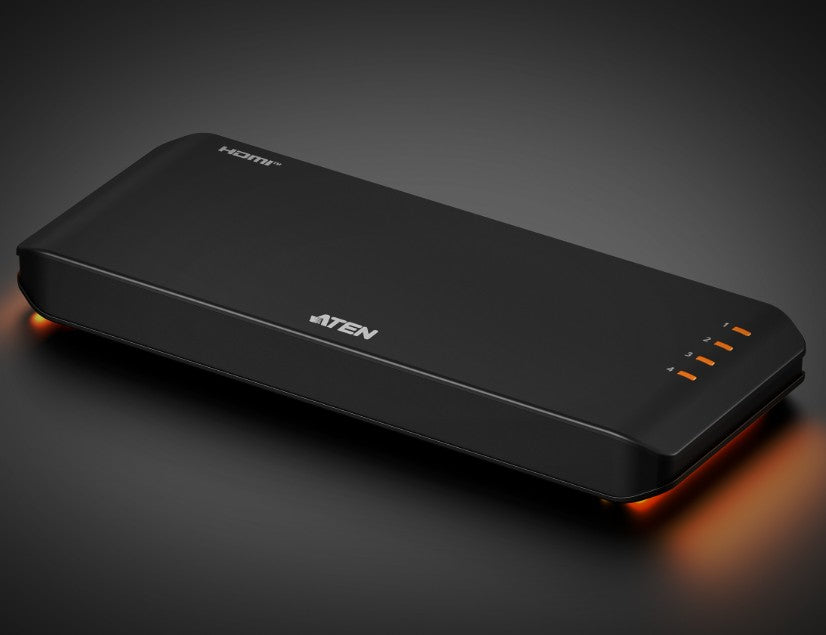 Aten Essential 4-Port True 4K HDMI Splitter, EDID Syncâ„¢, One HDMI source shares four True 4K displays, LPCM 7.1, DolbyÂ® & DTS-HD Master Audioâ„¢