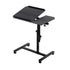 Artiss Laptop Desk Table Fan Cooling Black 60CM