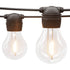 17m Solar Festoon Lights Outdoor LED String Light Christmas Decorations 2pcs