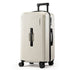 Wanderlite 28" Trunk Luggage Suitcase Travel 5 Wheels Type-C Port TSA Smoky White