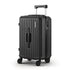 Wanderlite 20" Trunk Luggage Suitcase Travel Carry On TSA Lock Black