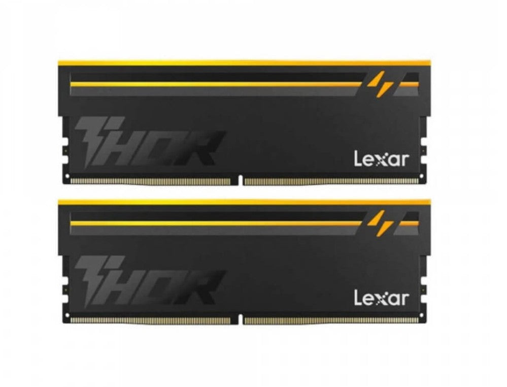 Lexar LD5U16G60C36BV-RGD DDR5 UDIMM 32GB Kit (2 x 16GB)  6000 MT/s 1.4V CL36 THOR G2 OC RGB BLACK INTEL XMP 3.0 & AMD EXPO