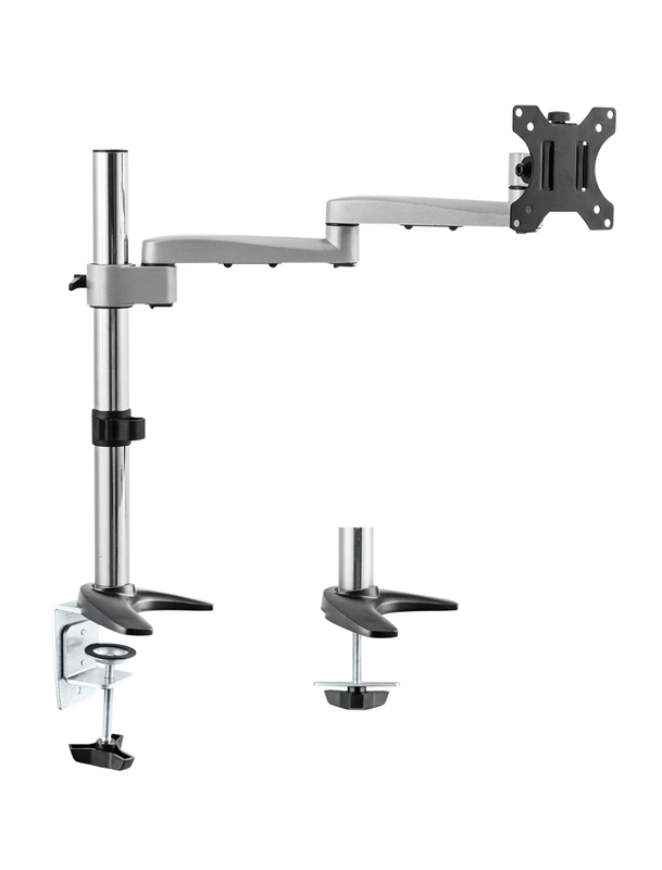 Astrotek Monitor Arm Desk Mount Height Adjustable Stand for Single LCD Display 23.8'-32' 8kg 30Â° Tilt 180Â° Swivel 360Â° Pivot VESA-Ex-demo box damage S