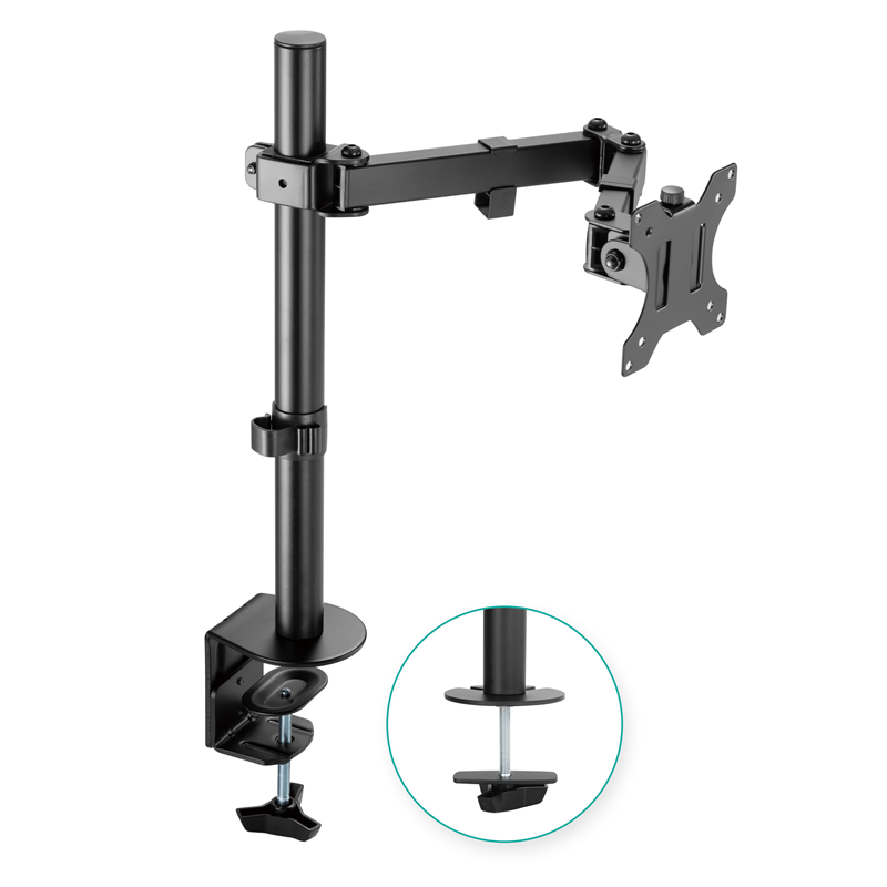 (LS) mbeatÂ® activiva ErgoLife Single Monitor Screen Double Joint Monitor Arm Fit Screen Screen:13''- 32'' Detachable VESA Net Weight3kg