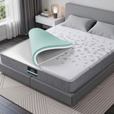 Giselle Bedding Queen Mattress 23cm Pocket Spring Mattress with Adjustable Firmness Reversible Foam Layer for Medium Firm & Firm Support Motion Isolation Bedroom Bed