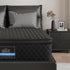 Giselle Bedding King Mattress 34cm Euro Top with 5-Zone Pocket Spring Support Black