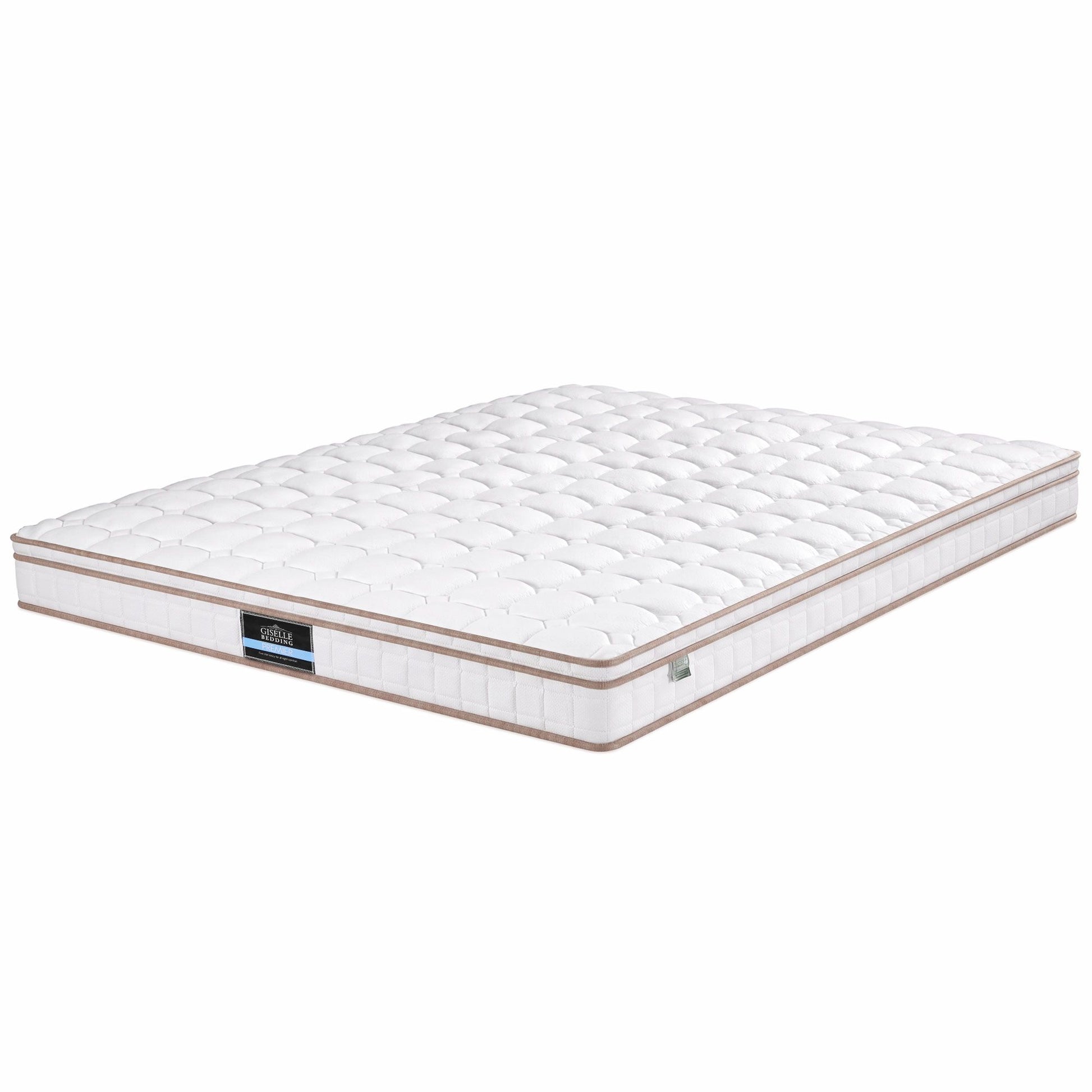 Giselle 20cm Firm Queen Mattress Pocket Spring for Bedroom or Guest Room