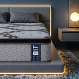 Levitex 5-Zone Pocket Spring Mattress with Latex & Memory Foam 7.5 Firm Hybrid Mattress for Extra Lumbar & Shoulder Support 34 cm Thickness Double