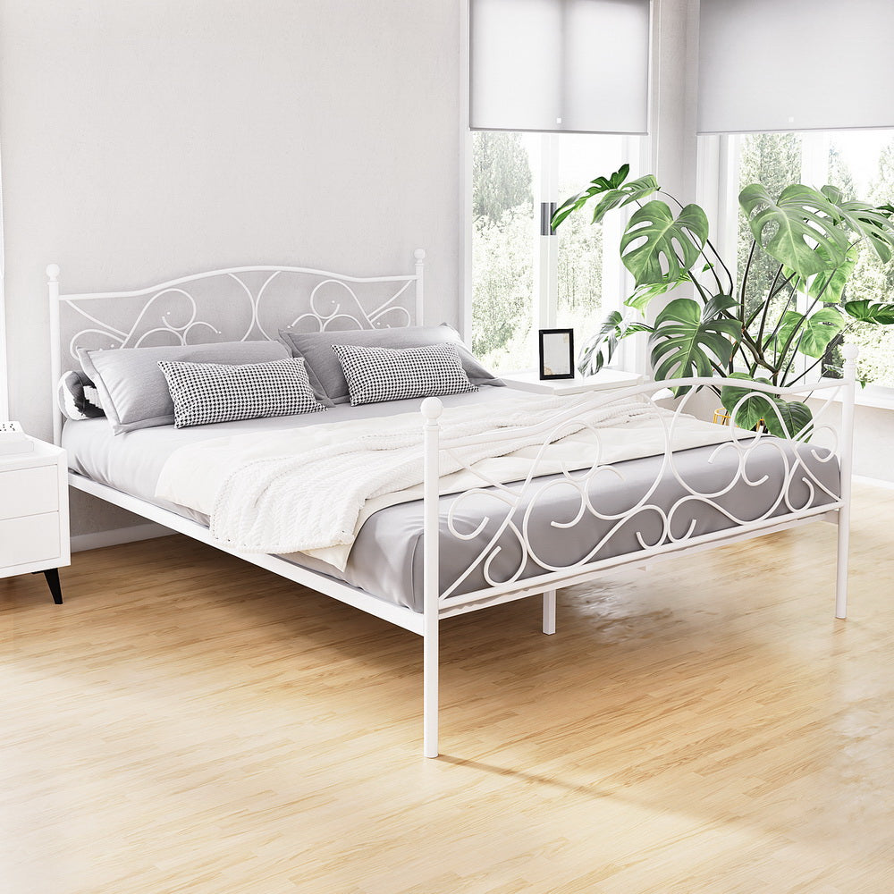 Artiss Bed Frame Queen Size Metal Bed Frame GROA
