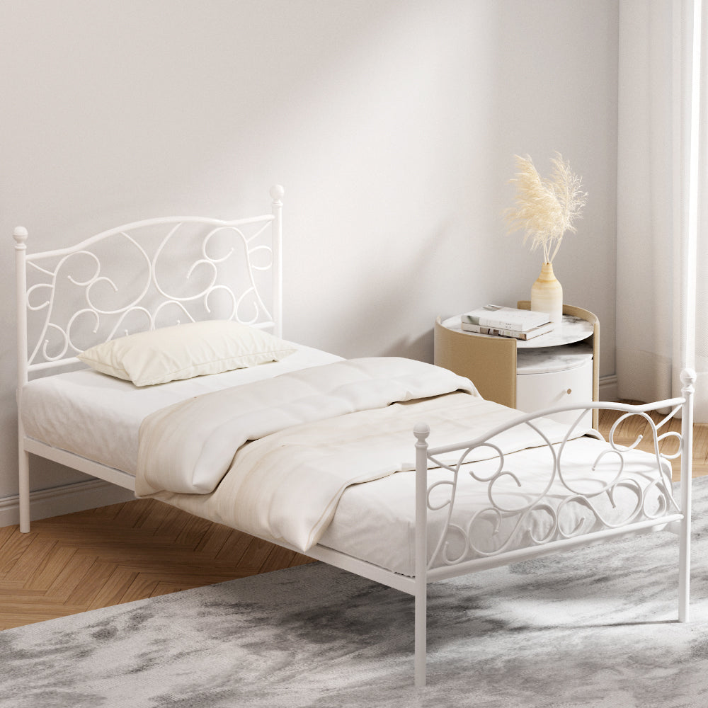 Artiss Bed Frame Single Size Metal Bed Frame GROA