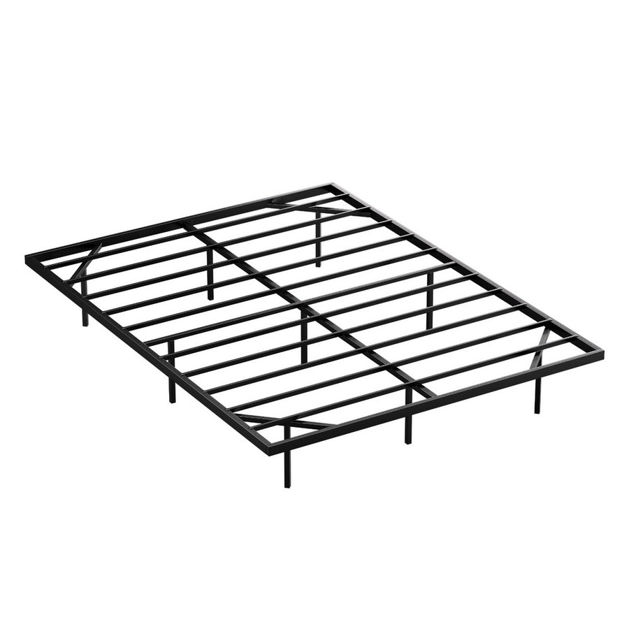 Artiss Double Bed Frame,Floating Metal Bed Frame with Smart LED Lights - Sturdy Metal Platform Bed Base, Silent Design, Tool-Free Assembly, 300KG Capacity for Home/Hotel/Master Bedroomâ€‹