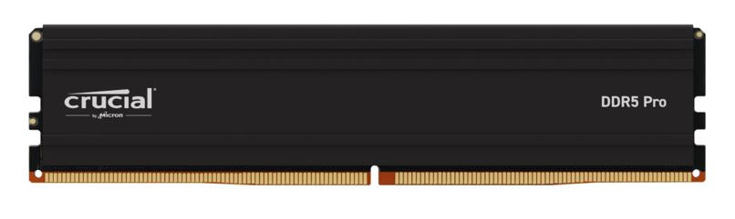 Crucial Pro 48GB (1x48GB) DDR5 UDIMM 5600MHz CL46 Black Heat Spreader Support Intel XMP AMD Ryzen Desktop PC Gaming Memory >32GB <64GB