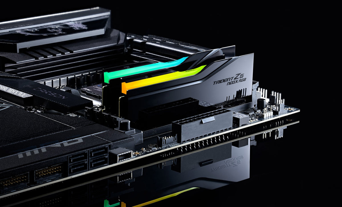 G.SKILL F5-6000A3636F16GX2-TZ5NXRK 32GB (2 x 16GB)/ DDR5 6000 MT/s/ Timings 36-36-36-76/ Voltage 1.35V/ TZ5 Neo X RGB AMD EXPO â„¢ Ultra Low Latency