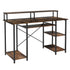 Artiss Computer Desk Laptop Desks Home Office Study Table Open Shelf Brown 120CM