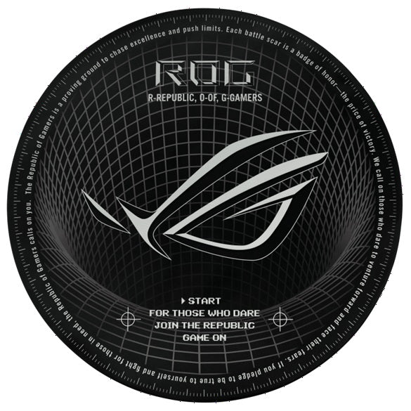 ASUS ROG Cosmic Mat II, floor mat, black, 87% rubber, 13% polyester, 117â€¯cm length